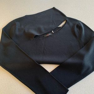 Cyrus peekaboo knit top